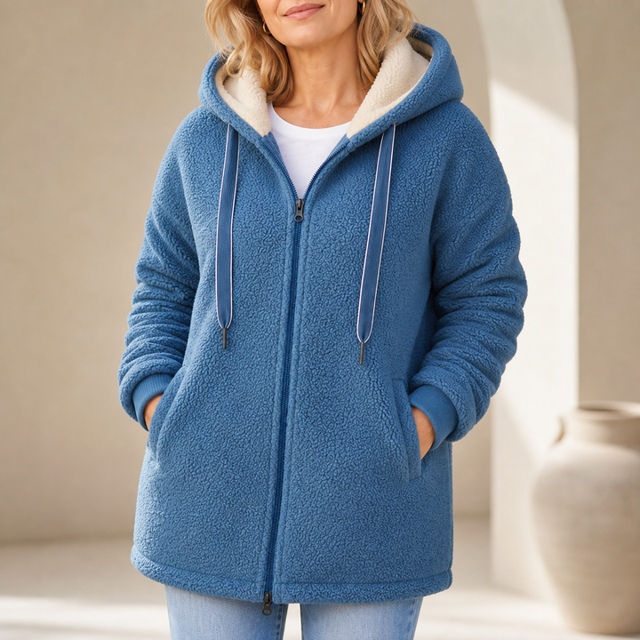 Phoebe™ Plush Hooded Coat