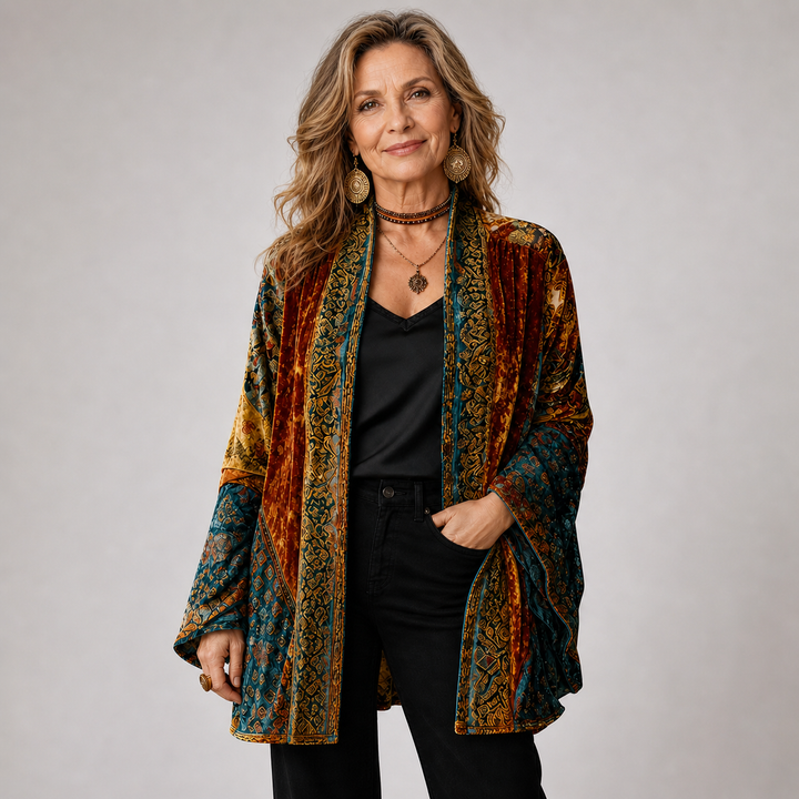 Darcy™ Boho Embroidered Kimono Cardigan