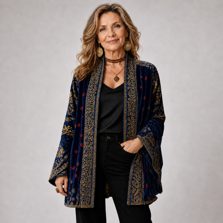 Darcy™ Boho Embroidered Kimono Cardigan