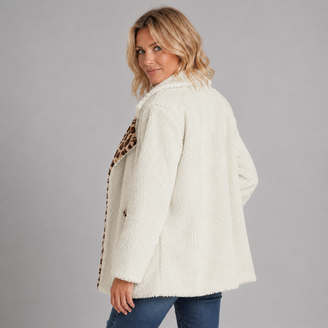 Lori™ Cozy Leopard Teddy Coat