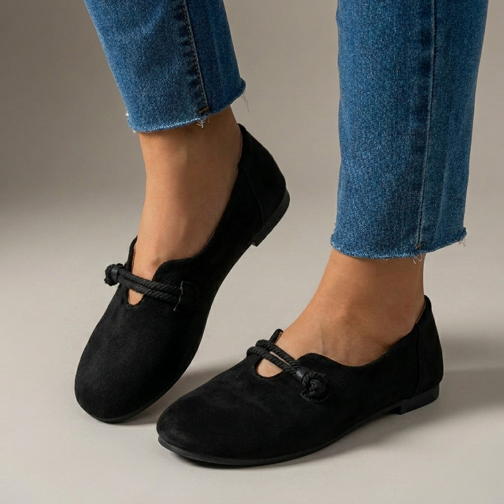 Ysavriann Orthopedic Suede Loafers