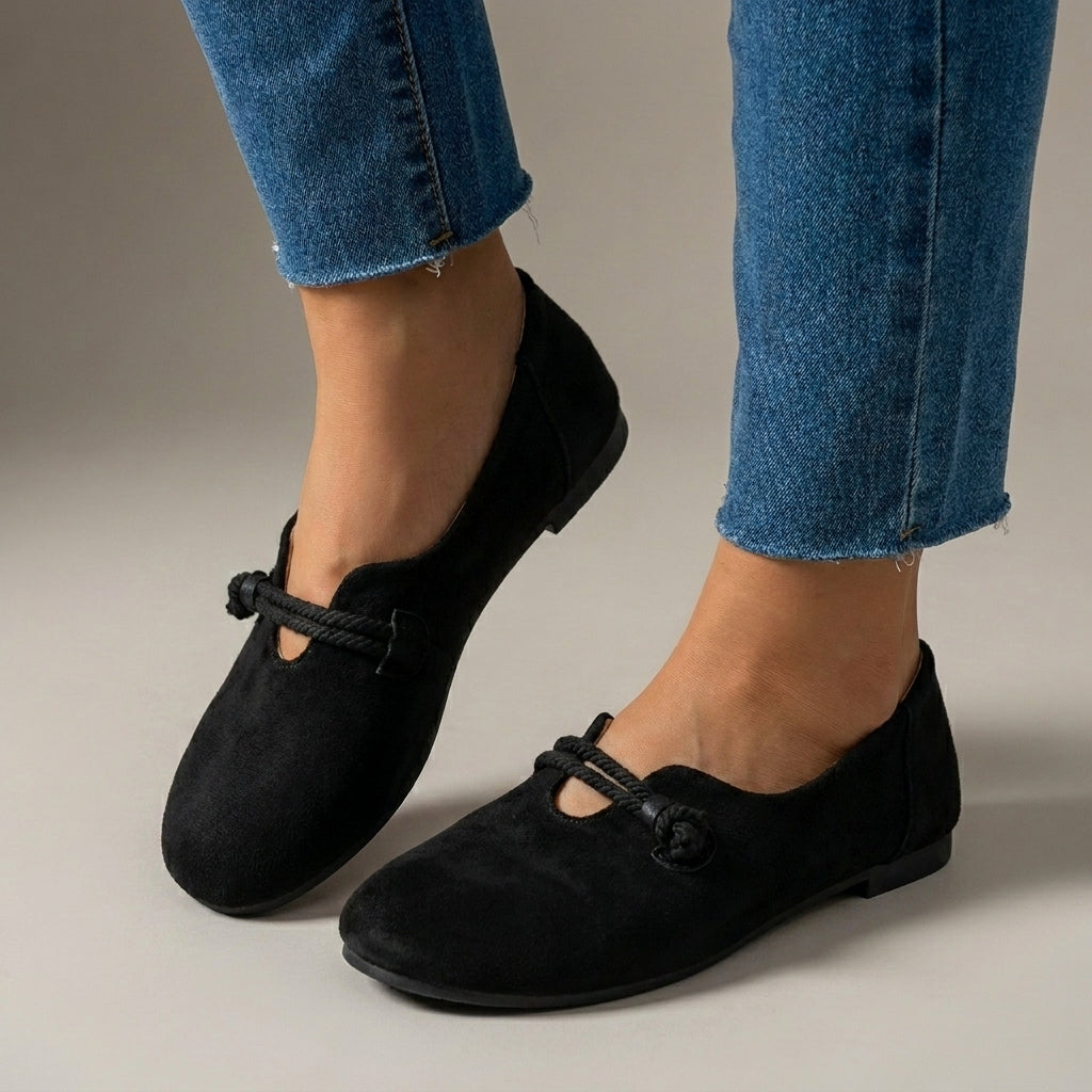 Ysavriann Orthopedic Suede Loafers