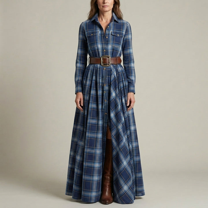 Evelyn Classic Elegant Shirt Dress