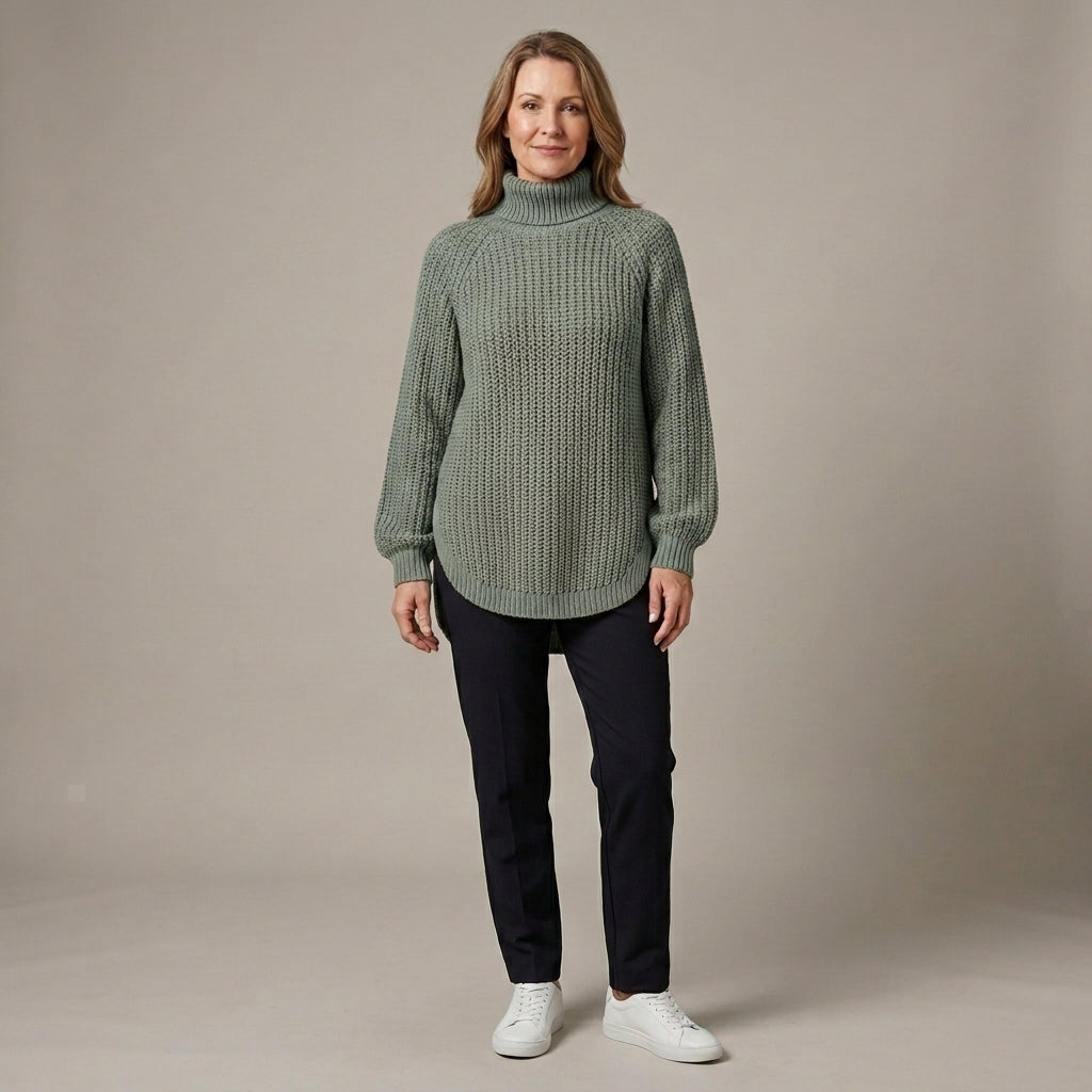Melena Soft Knit Turtleneck Sweater