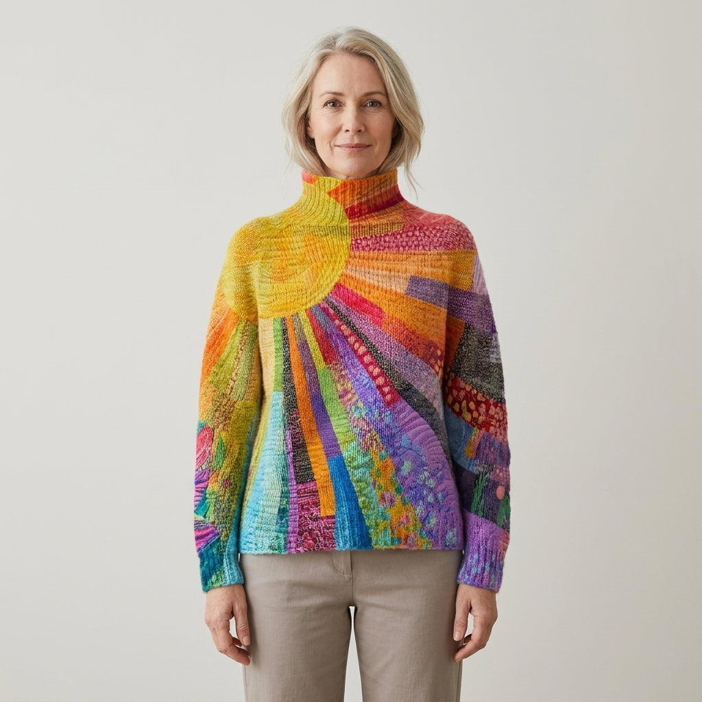Ada Colorful Turtleneck