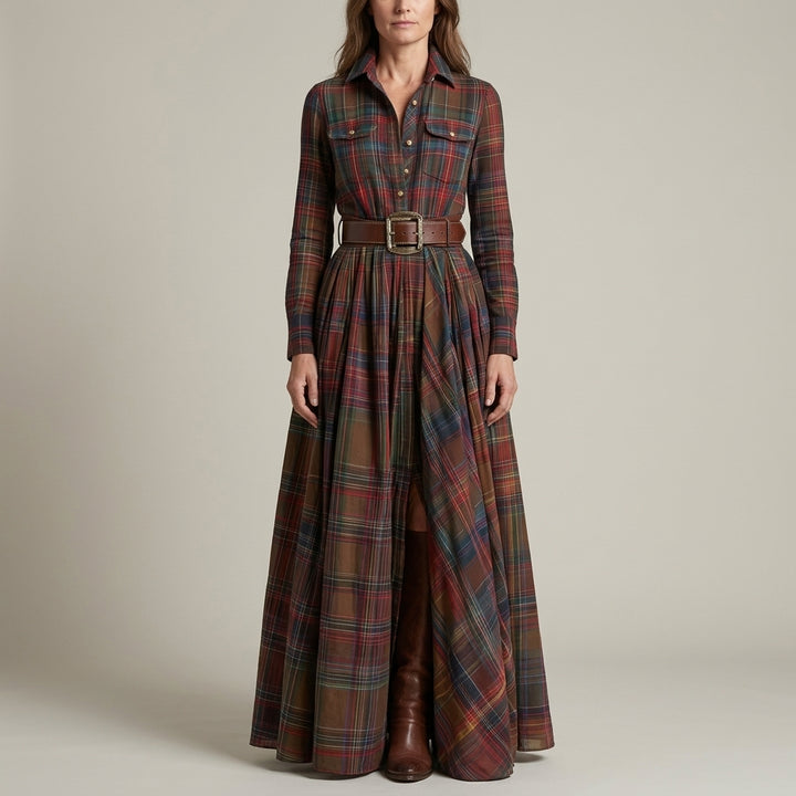 Evelyn Classic Elegant Shirt Dress
